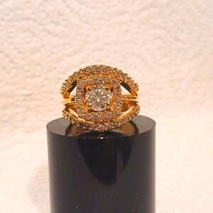 CERTIFIED 2.94 CTs Earth-Mined White Diamond Ring